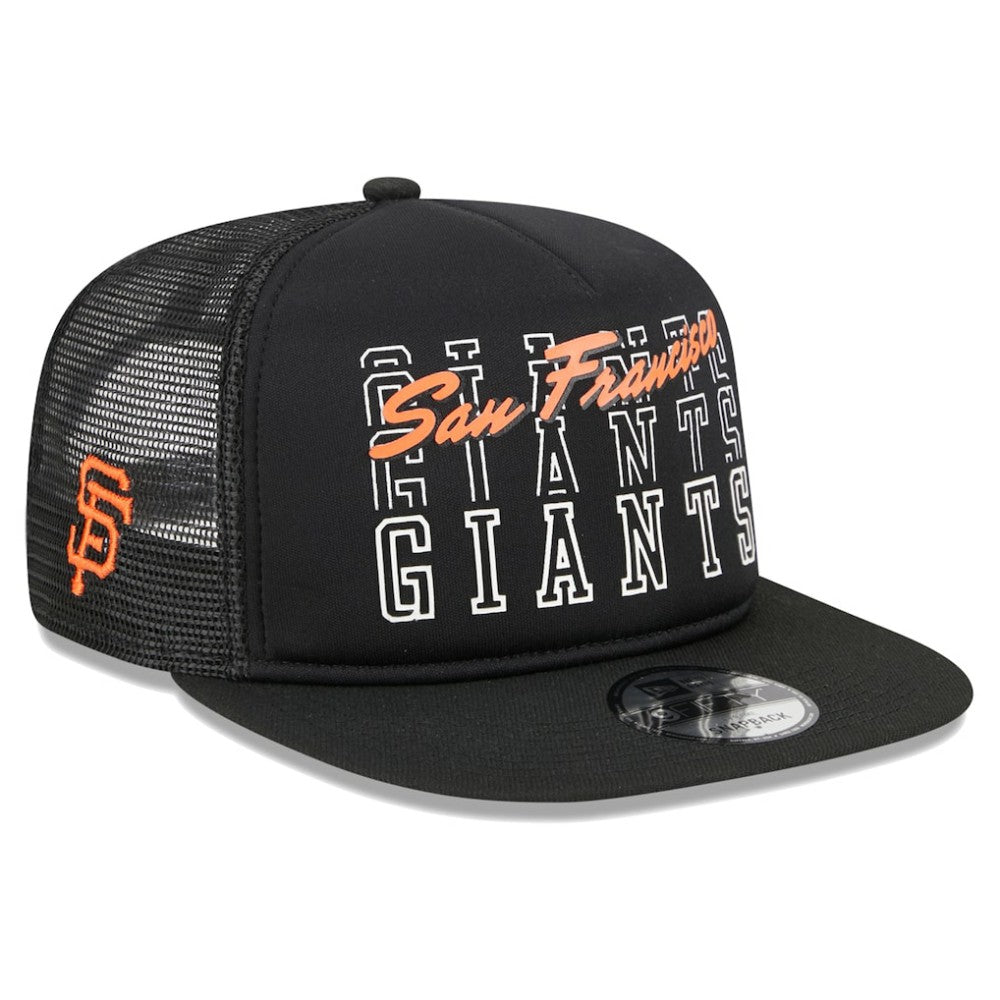 MLB San Francisco Giants New Era  Street Team A-Frame Trucker 9FIFTY Snapback Hat