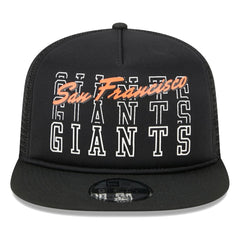 MLB San Francisco Giants New Era  Street Team A-Frame Trucker 9FIFTY Snapback Hat