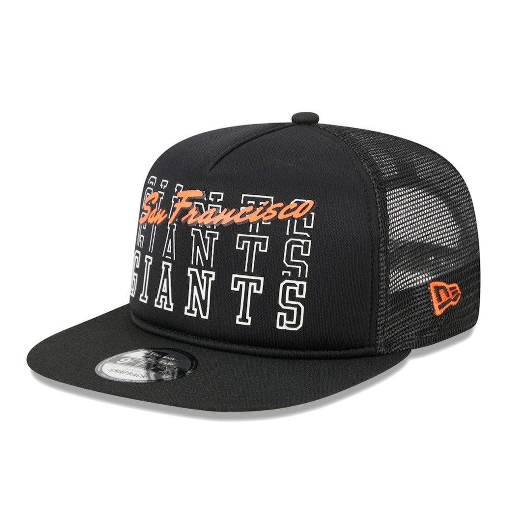 MLB San Francisco Giants New Era  Street Team A-Frame Trucker 9FIFTY Snapback Hat