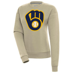 MLB Milwaukee Brewers Antigua Women's Victory Pullover Sweatshirt