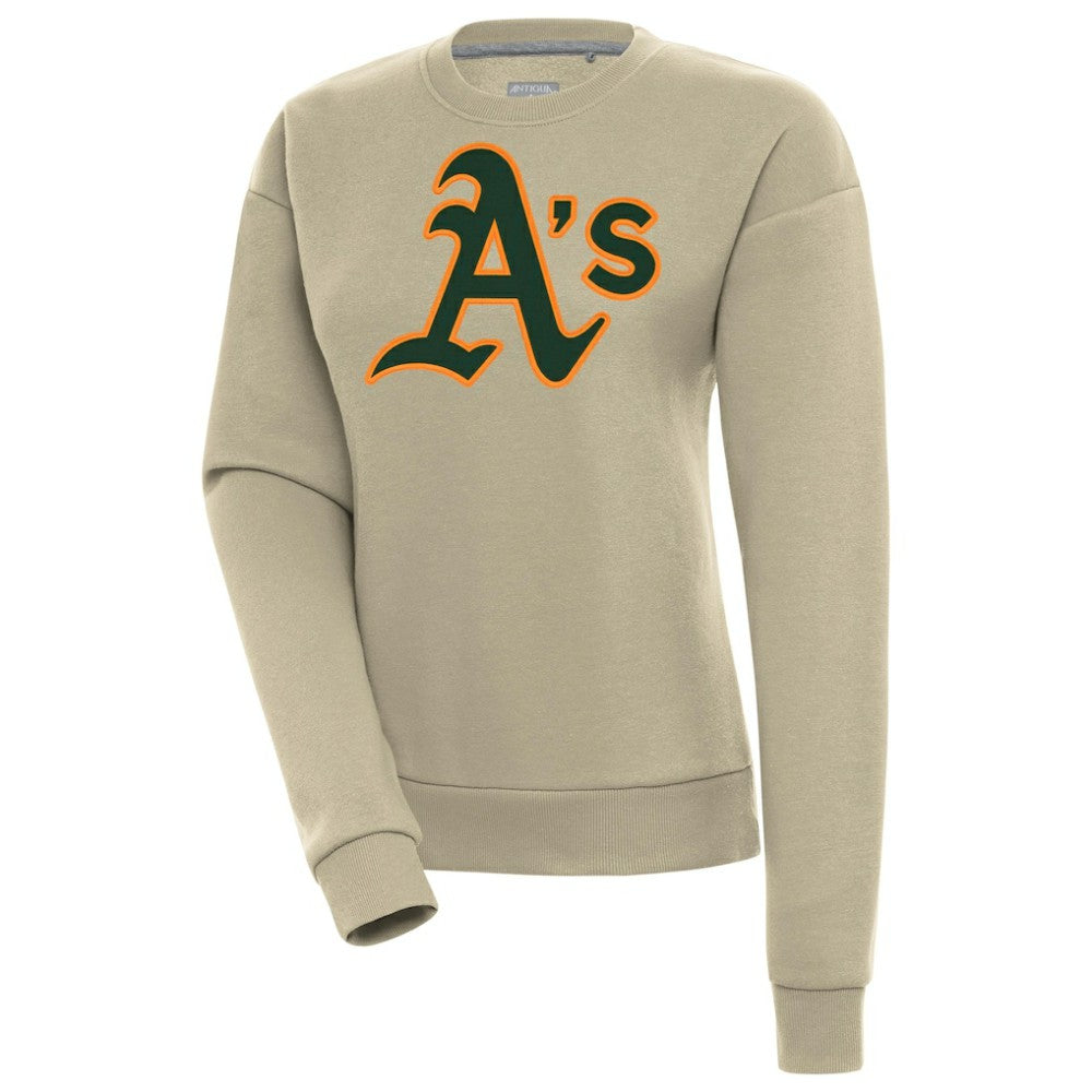 MLB Athletics Antigua Women's Victory Pullover Sweatshirt