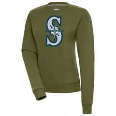 MLB Seattle Mariners Antigua Women's Victory Pullover Sweatshirt