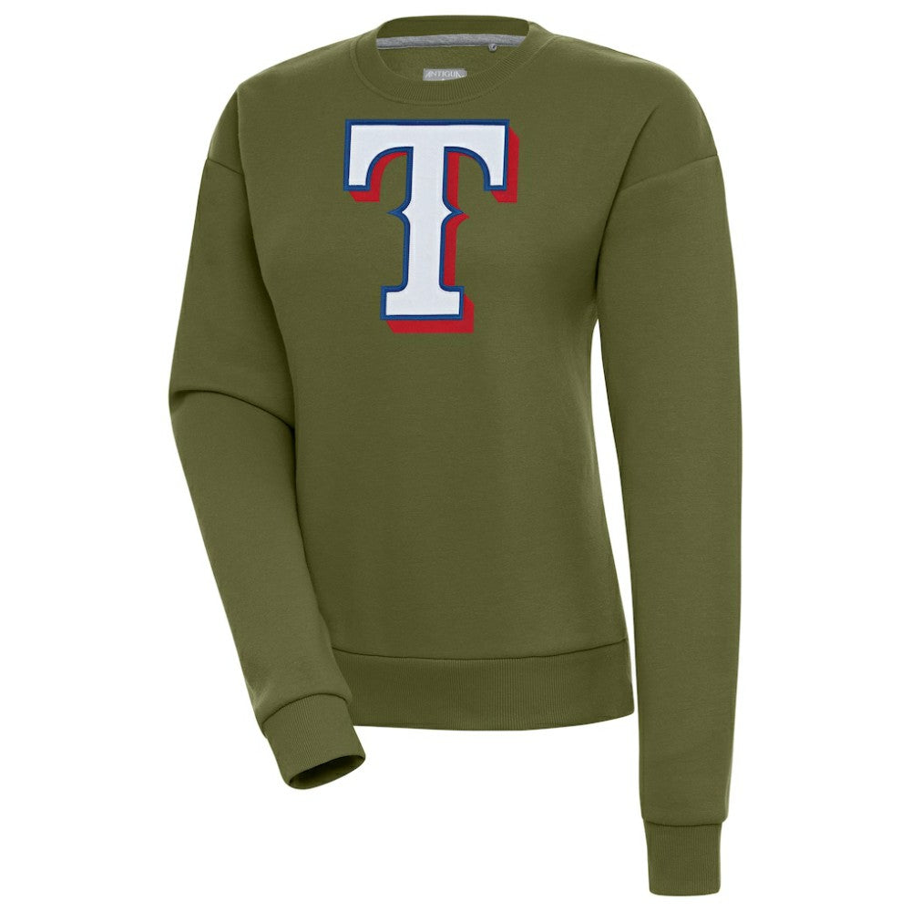 MLB Texas Rangers Antigua Women's Victory Pullover Sweatshirt