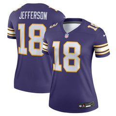 Justin Jefferson  Women's Alternate Legend Player Performance Top - Minnesota Vikings
