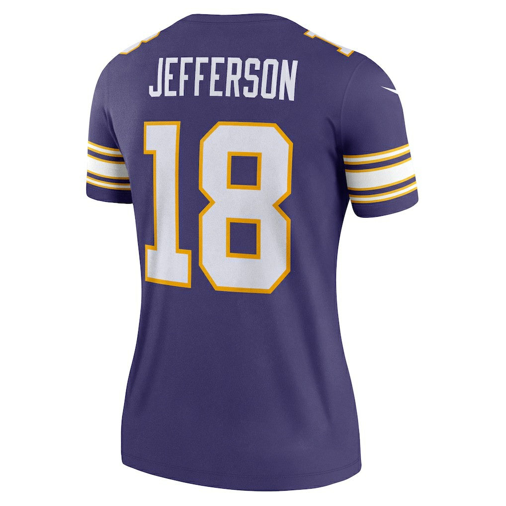 Justin Jefferson  Women's Alternate Legend Player Performance Top - Minnesota Vikings