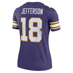 Justin Jefferson  Women's Alternate Legend Player Performance Top - Minnesota Vikings