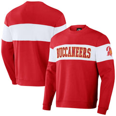 NFL x Darius Rucker Collection Team Color & White Pullover Sweatshirt - Tampa Bay Buccaneers