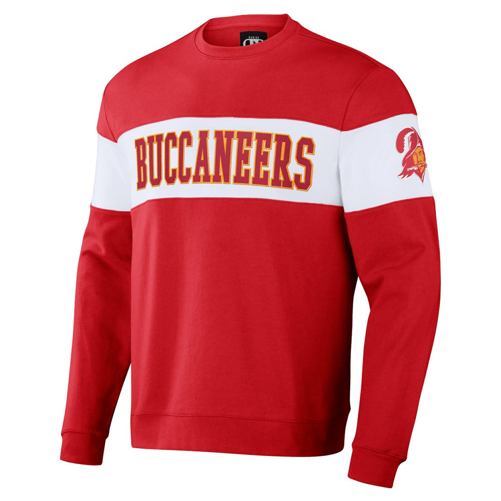 NFL x Darius Rucker Collection Team Color & White Pullover Sweatshirt - Tampa Bay Buccaneers