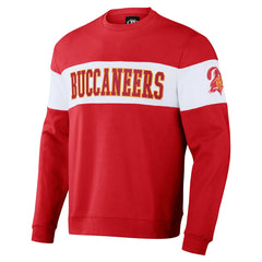 NFL x Darius Rucker Collection Team Color & White Pullover Sweatshirt - Tampa Bay Buccaneers