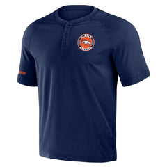 NFL x Darius Rucker Collection Washed Raglan Henley T-Shirt - Denver Broncos