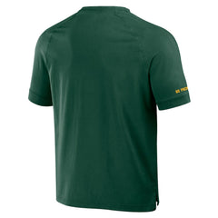 NFL x Darius Rucker Collection Washed Raglan Henley T-Shirt - Green Bay Packers