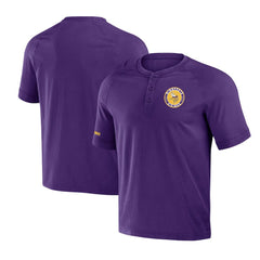NFL x Darius Rucker Collection Washed Raglan Henley T-Shirt - Minnesota Vikings