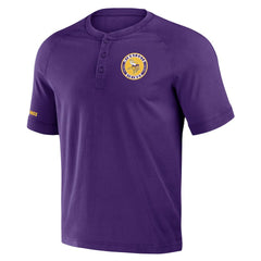NFL x Darius Rucker Collection Washed Raglan Henley T-Shirt - Minnesota Vikings