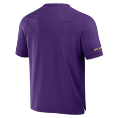 NFL x Darius Rucker Collection Washed Raglan Henley T-Shirt - Minnesota Vikings