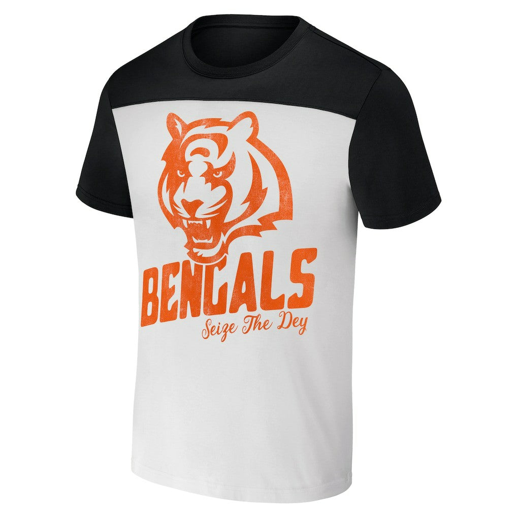 NFL x Darius Rucker Collection Colorblocked T-Shirt - Cincinnati Bengals