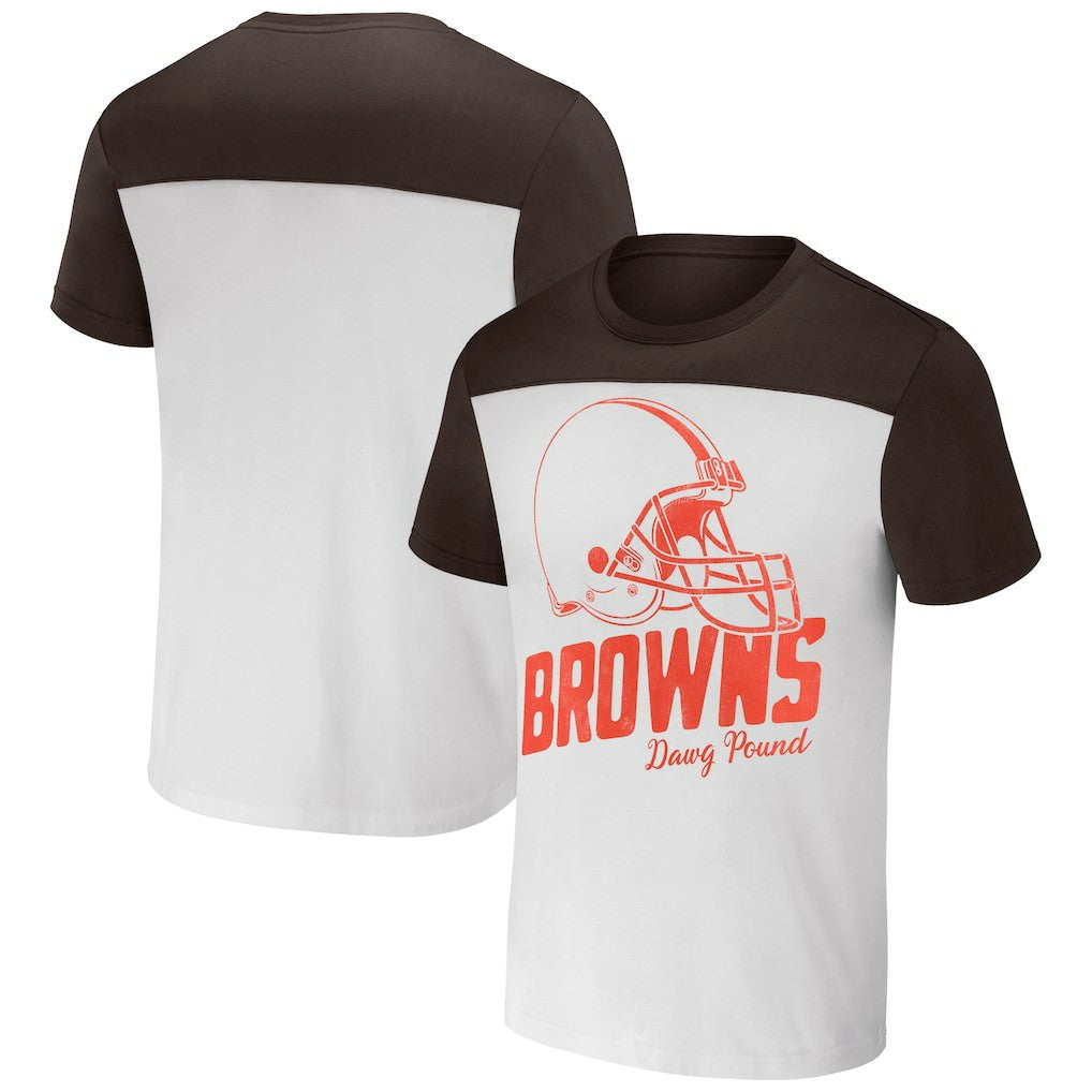 NFL x Darius Rucker Collection Colorblocked T-Shirt - Cleveland Browns