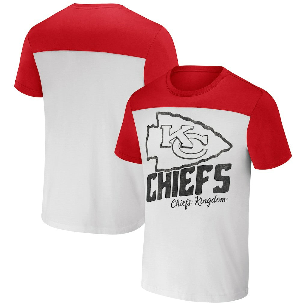 NFL x Darius Rucker Collection Colorblocked T-Shirt - Kansas City Chiefs