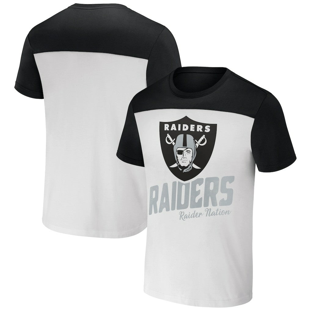 NFL x Darius Rucker Collection Colorblocked T-Shirt - Las Vegas Raiders