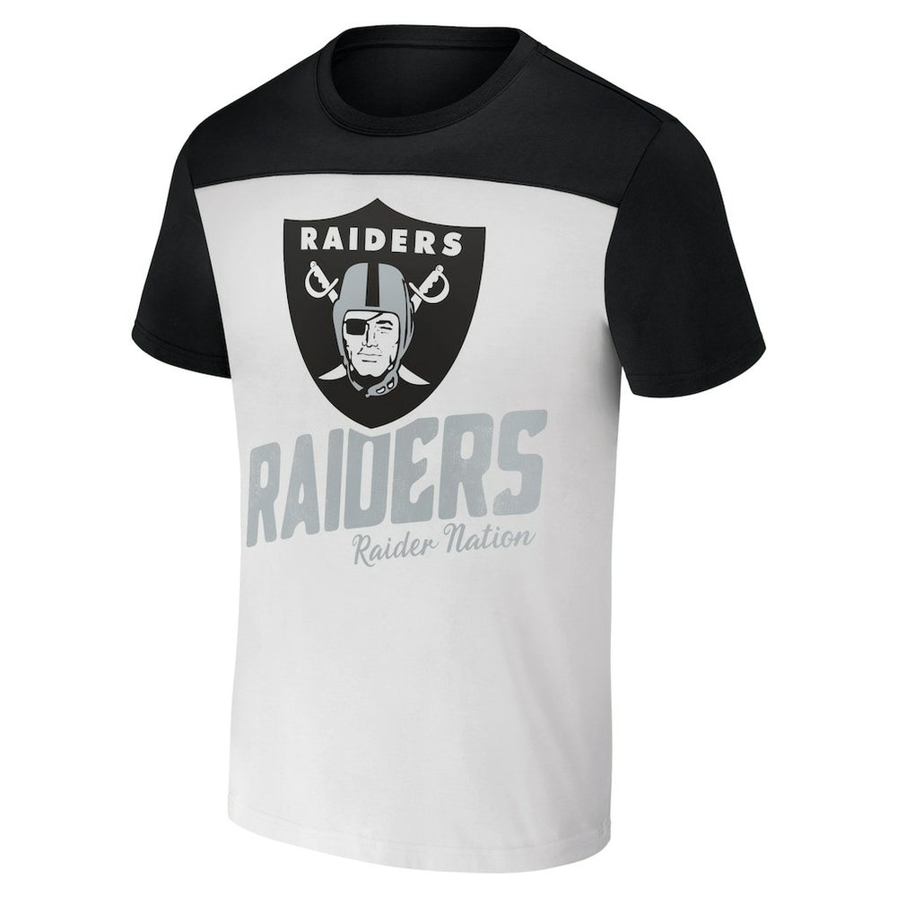 NFL x Darius Rucker Collection Colorblocked T-Shirt - Las Vegas Raiders