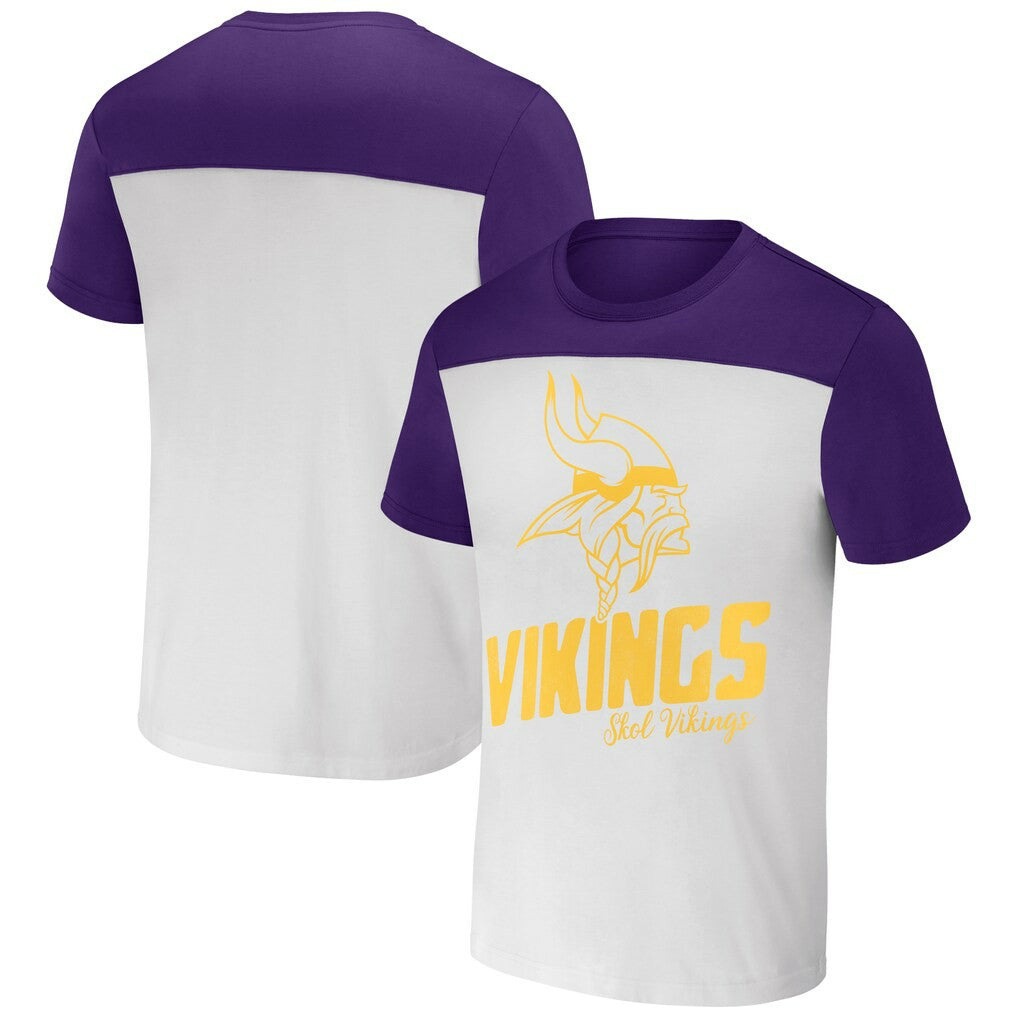 NFL x Darius Rucker Collection Colorblocked T-Shirt - Minnesota Vikings
