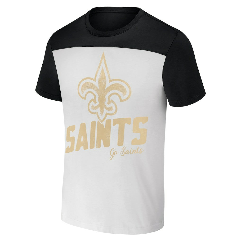 NFL x Darius Rucker Collection Colorblocked T-Shirt - New Orleans Saints