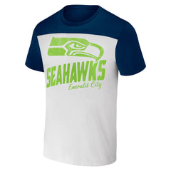 NFL x Darius Rucker Collection Colorblocked T-Shirt - Seattle Seahawks