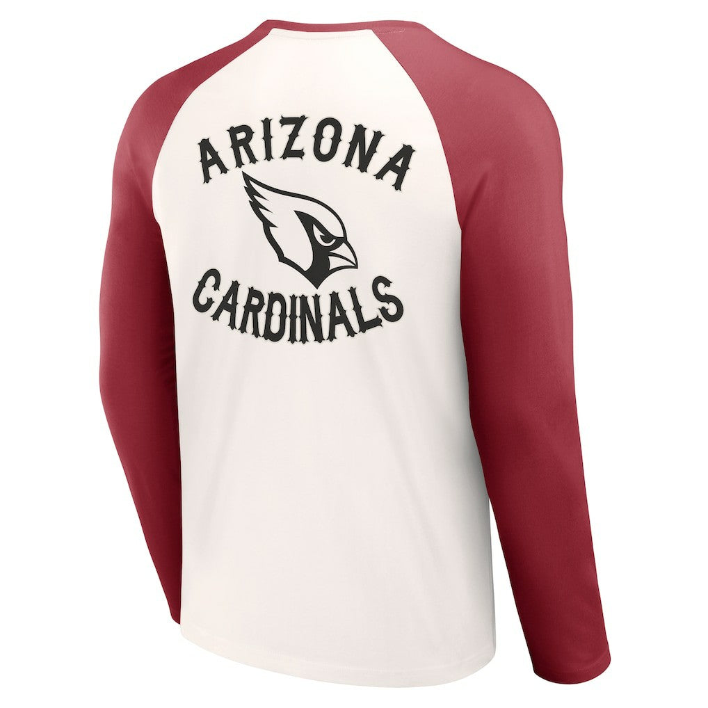 NFL x Darius Rucker Collection Long Sleeve Raglan T-Shirt - Arizona Cardinals
