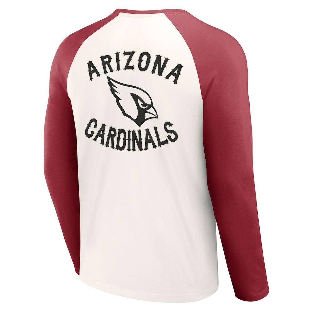 NFL x Darius Rucker Collection Long Sleeve Raglan T-Shirt - Arizona Cardinals