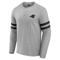 NFL x Darius Rucker Collection Henley Long Sleeve T-Shirt - Carolina Panthers