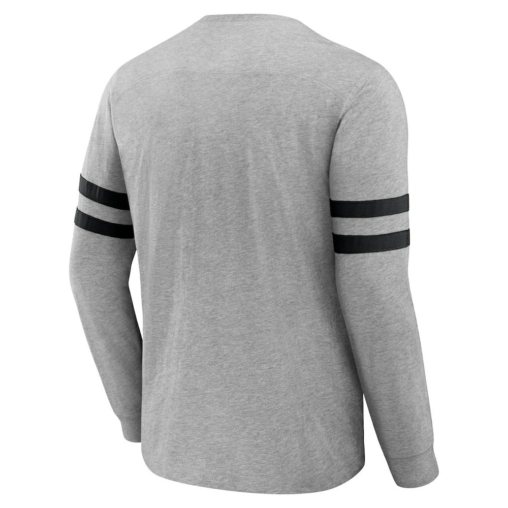 NFL x Darius Rucker Collection Henley Long Sleeve T-Shirt - Carolina Panthers