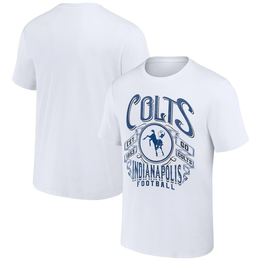 NFL x Darius Rucker Collection Vintage Football T-Shirt - Indianapolis Colts
