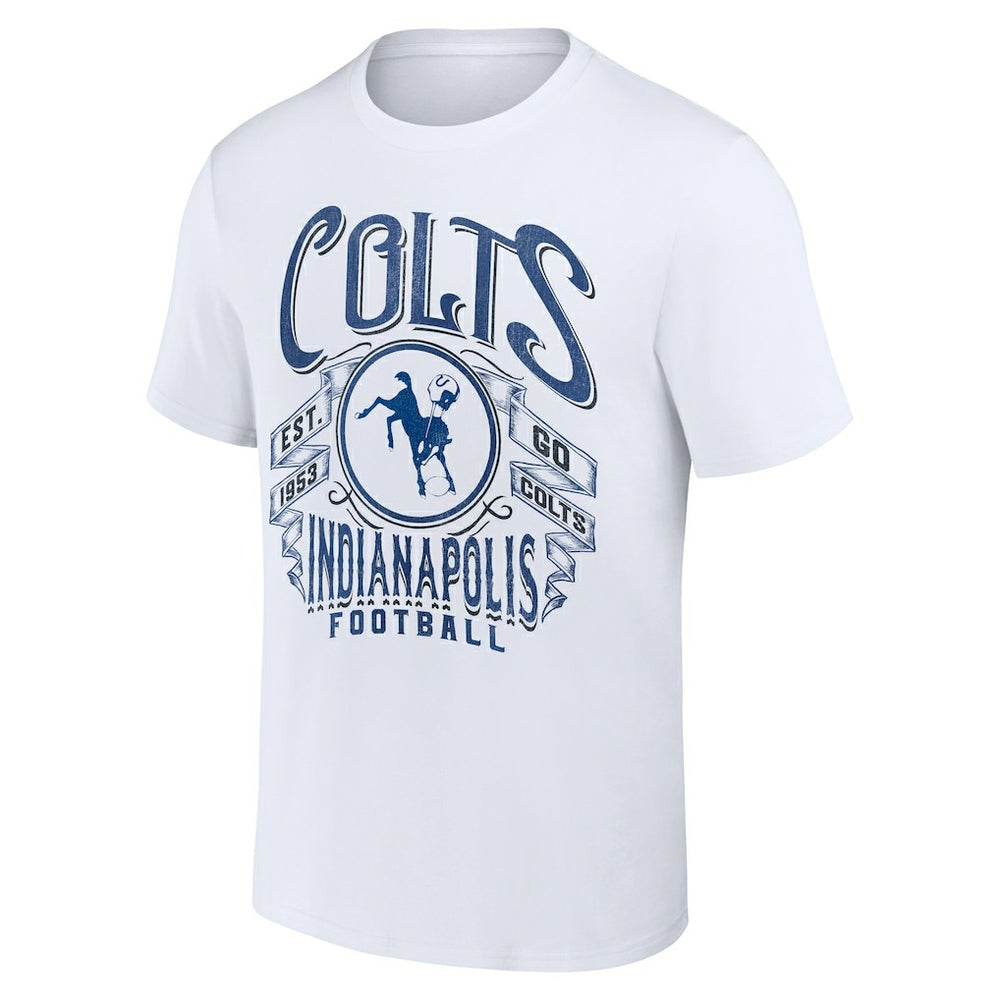 NFL x Darius Rucker Collection Vintage Football T-Shirt - Indianapolis Colts