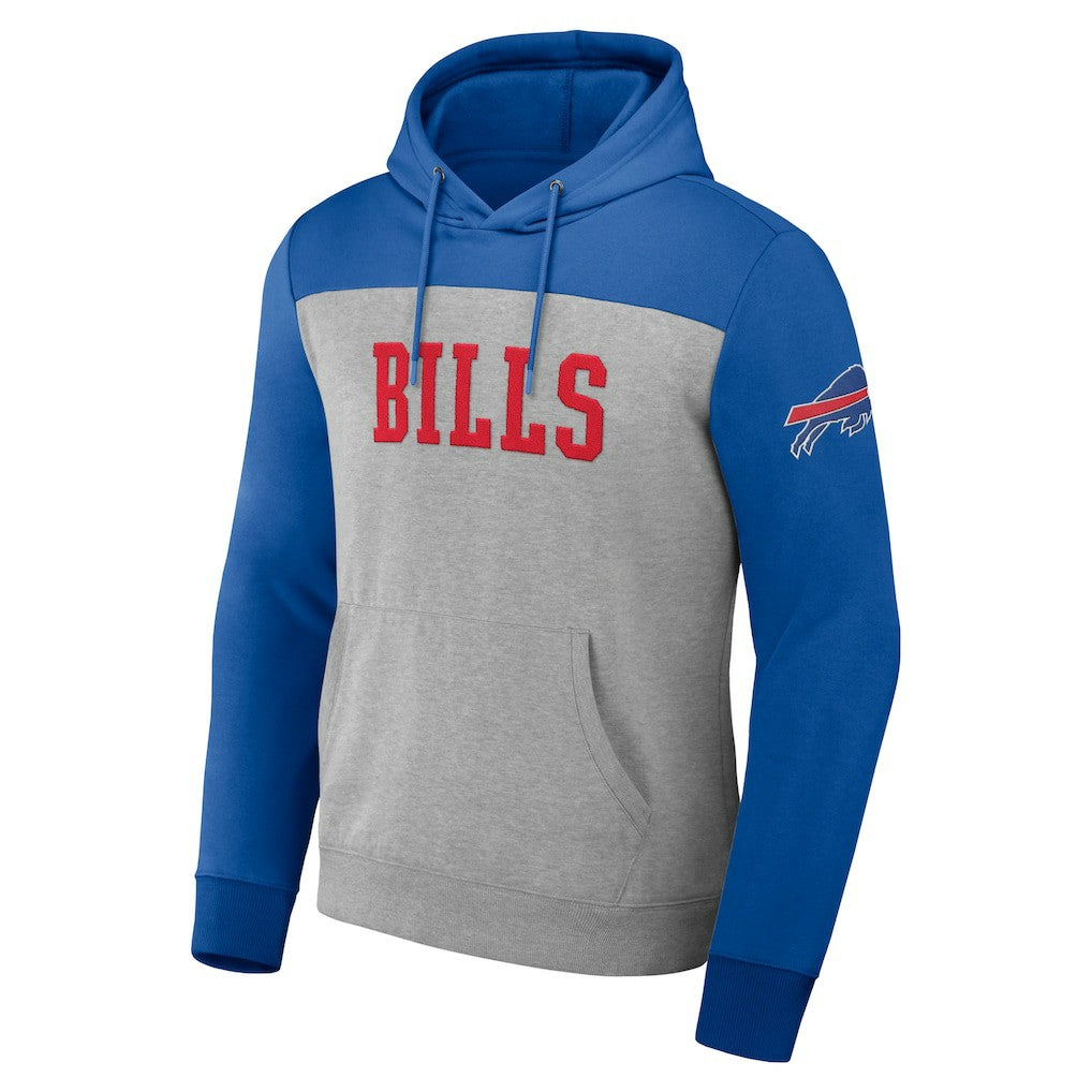 NFL x Darius Rucker Collection Color Blocked Pullover Hoodie - Buffalo Bills