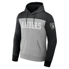 NFL x Darius Rucker Collection Color Blocked Pullover Hoodie - Las Vegas Raiders