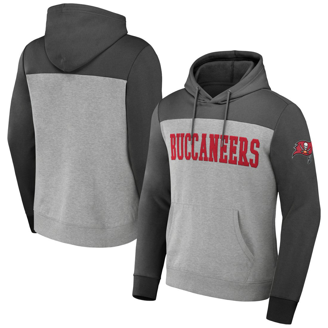 NFL x Darius Rucker Collection Color Blocked Pullover Hoodie - Tampa Bay Buccaneers