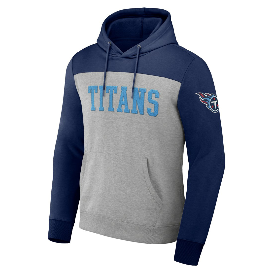 NFL x Darius Rucker Collection Color Blocked Pullover Hoodie - Tennessee Titans