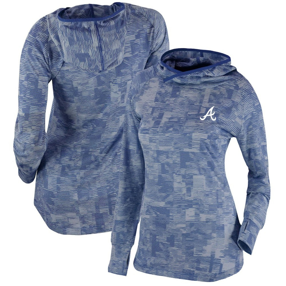 MLB Atlanta Braves Columbia Women's Omni-Wick Sunday Ball Pullover Hoodie