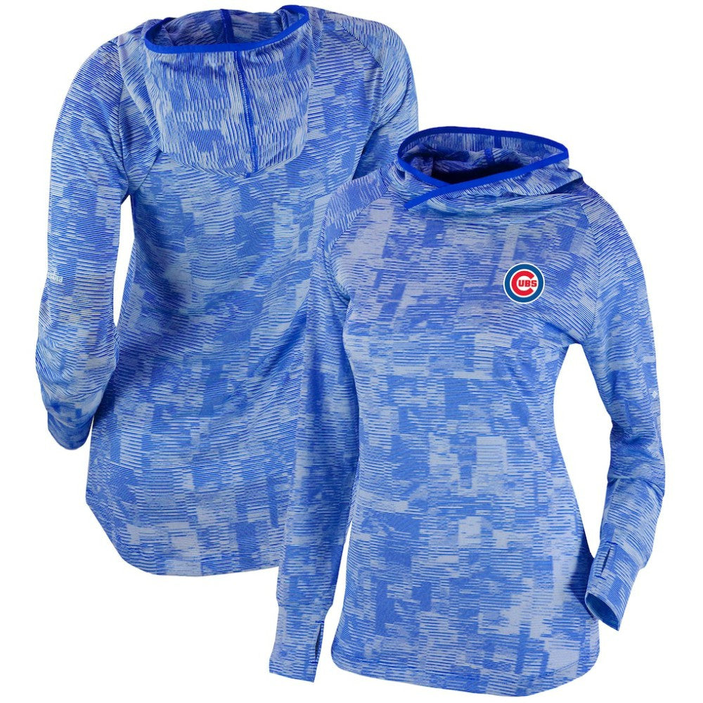 MLB Chicago Cubs Columbia Women's Omni-Wick Sunday Ball Pullover Hoodie