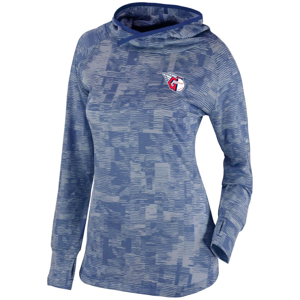 MLB Cleveland Guardians Columbia Women's Omni-Wick Sunday Ball Pullover Hoodie