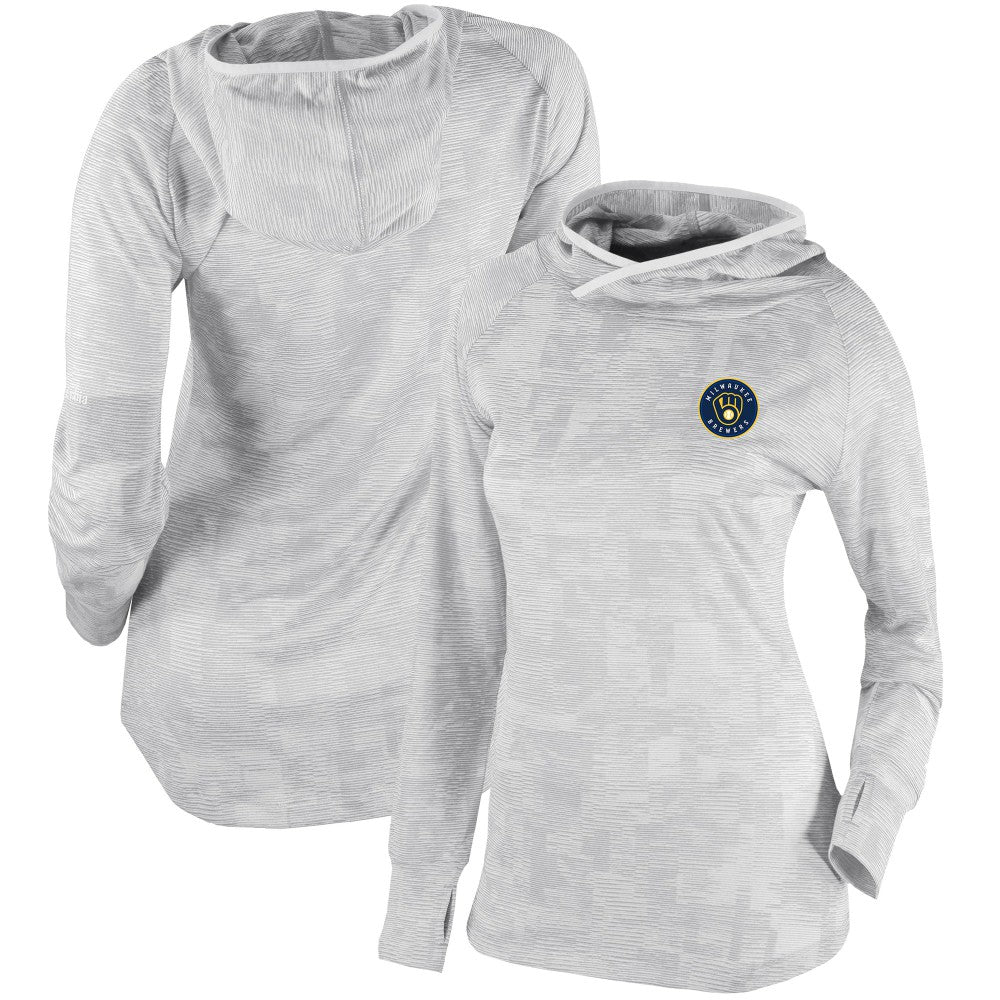 MLB Milwaukee Brewers Columbia Women's Omni-Wick Sunday Ball Pullover Hoodie