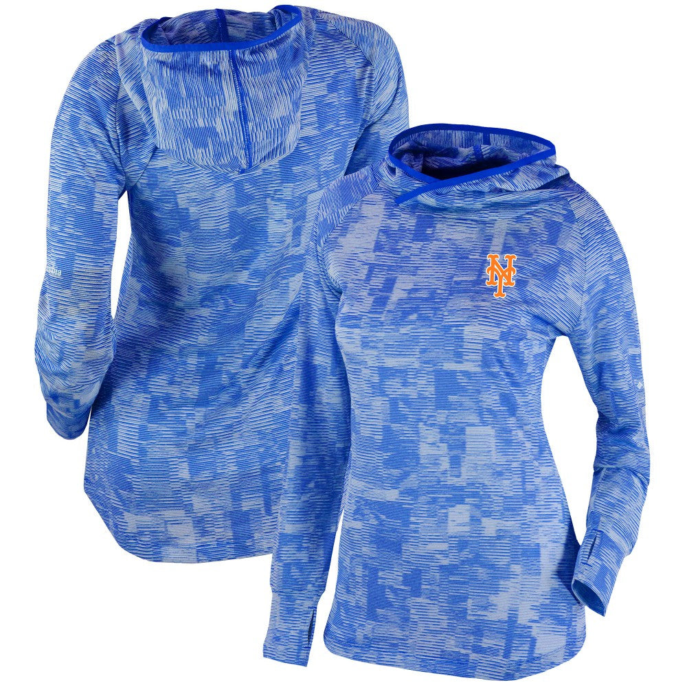 MLB New York Mets Columbia Women's Omni-Wick Sunday Ball Pullover Hoodie