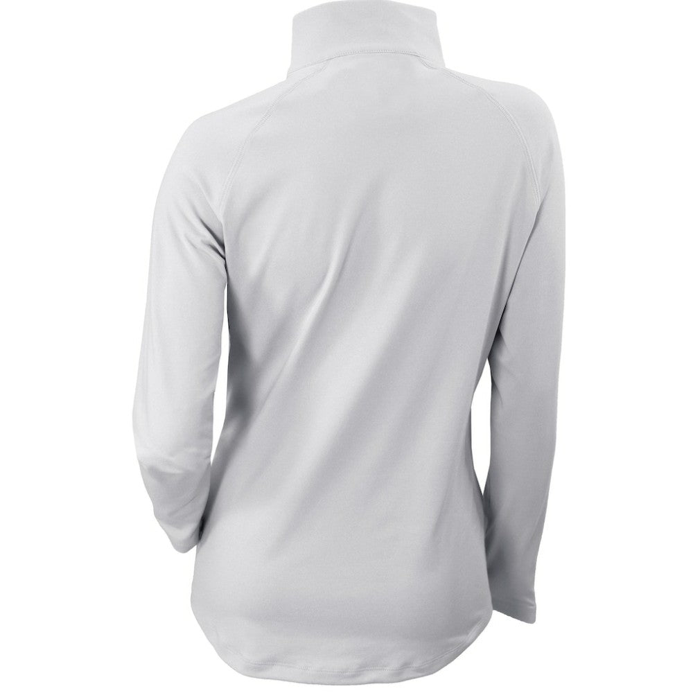 MLB Chicago Cubs Columbia Women's Omni-Wick Outward Nine Quarter-Zip Pullover Top