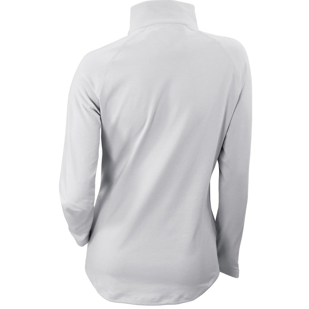 MLB Cleveland Guardians Columbia Women's Omni-Wick Outward Nine Quarter-Zip Pullover Top