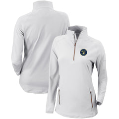 MLB Milwaukee Brewers Columbia Women's Omni-Wick Outward Nine Quarter-Zip Pullover Top