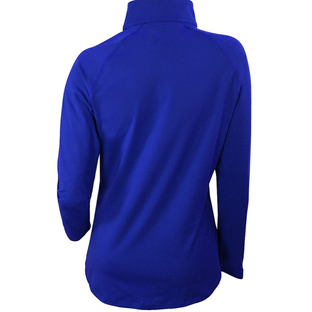 MLB Philadelphia Phillies Columbia Women's Omni-Wick Outward Nine Quarter-Zip Pullover Top
