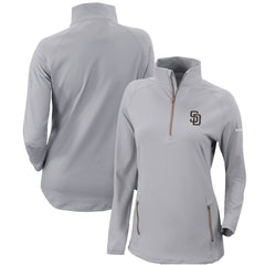 MLB San Diego Padres Columbia Women's Omni-Wick Outward Nine Quarter-Zip Pullover Top
