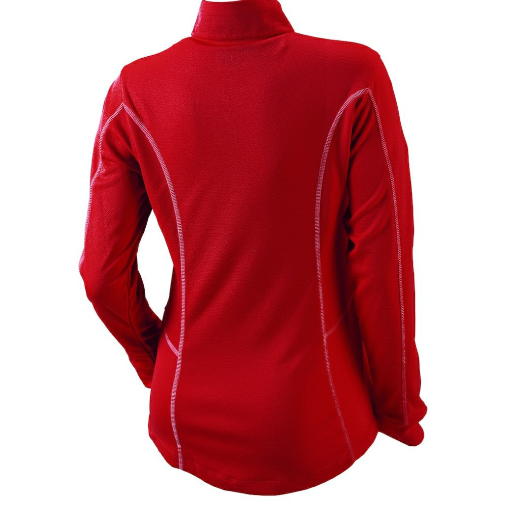 MLB Atlanta Braves Columbia Women's Omni-Wick Shotgun Quarter-Zip Pullover Top
