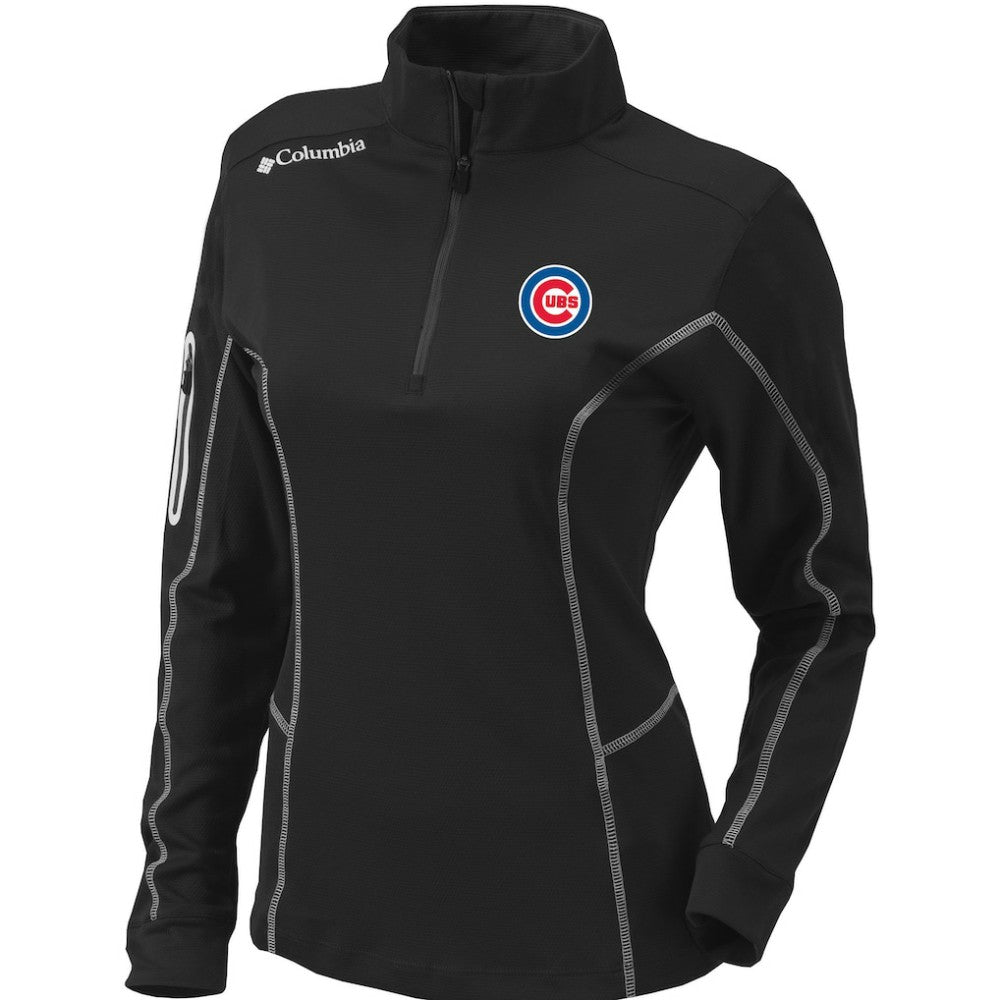 MLB Chicago Cubs Columbia Women's Omni-Wick Shotgun Quarter-Zip Pullover Top
