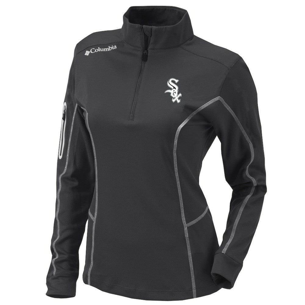 MLB Chicago White Sox Columbia Women's Omni-Wick Shotgun Quarter-Zip Pullover Top