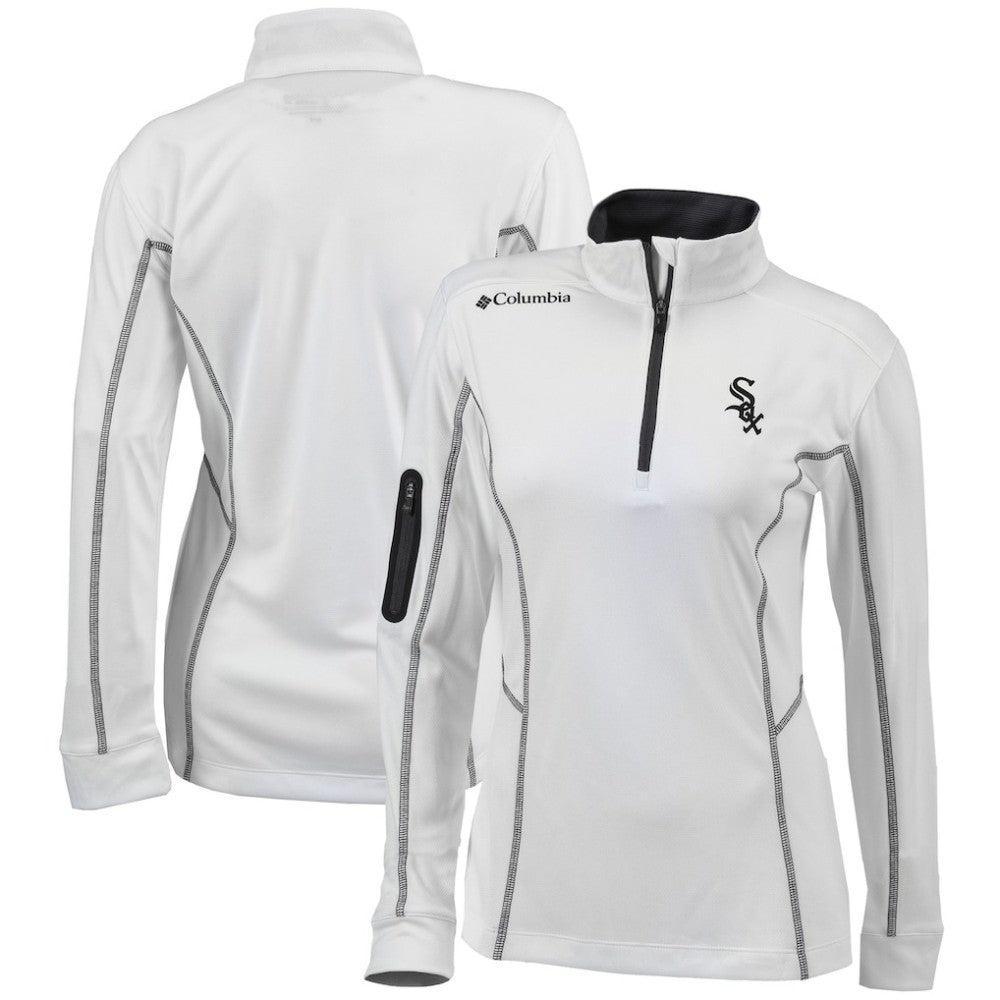 MLB Chicago White Sox Columbia Women's Omni-Wick Shotgun Quarter-Zip Pullover Top
